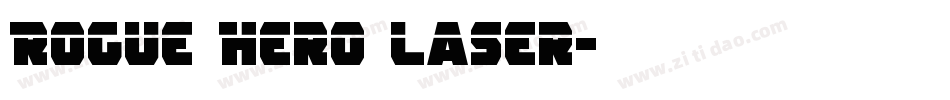 Rogue Hero Laser字体转换